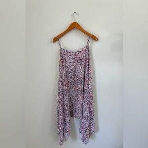 Vintage Love Ady Colorful Asymmetrical Spaghetti Strap Dress Size Medium